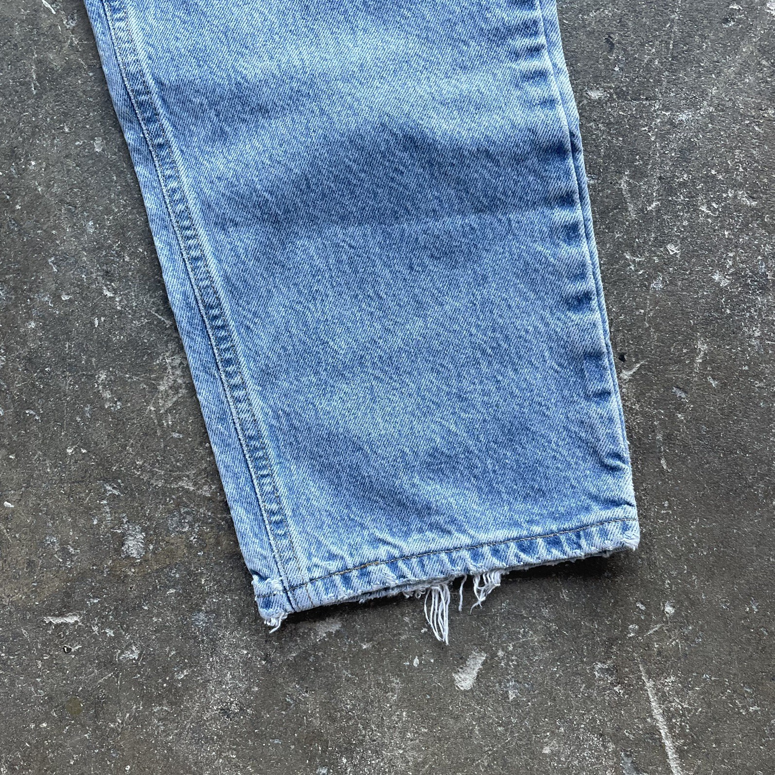 VTG Carhartt denim jeans loose relaxed fit B17 stw skater workwear 38x32 thumbnail 3