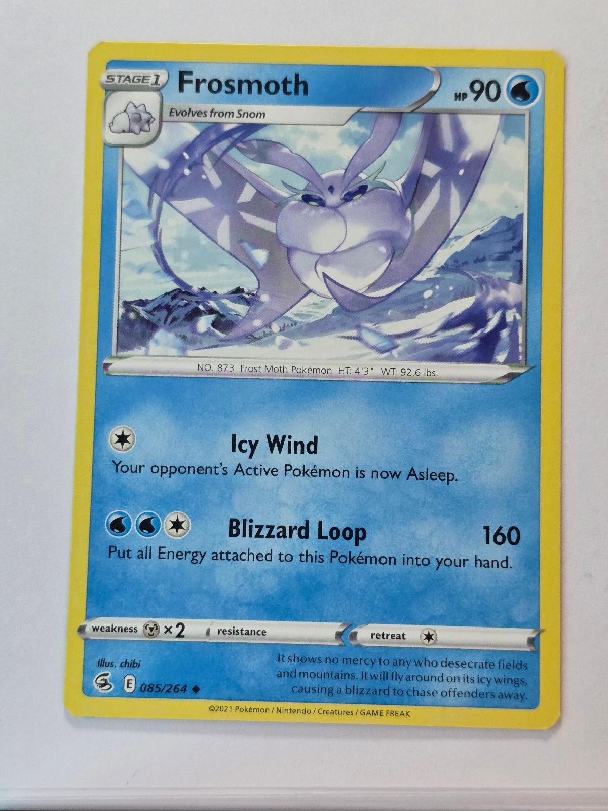 FROSMOTH 085/264 UNCOMMON FUSION STRIKE NM/M POKEMON