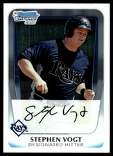 Stephen Vogt 2011 Bowman #BP8 Tampa Bay Rays MLB READ FREE SHIPPING AutographDen