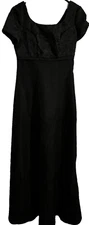 Southeastern Performance Apparel Chanterelle Black w Beaded Bodice Maxi Dress 4