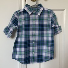 Janie and Jack NWT plaid short sleeve Shirt size 3 3T