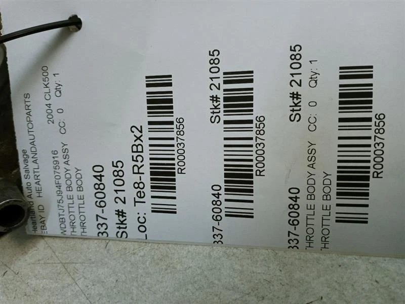 Mercedes Benz CLK500 2004 AMG C32 SLK32 carrocería del acelerador OEM A1131410125 Foto 4 de 4