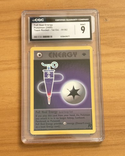 Full Heal Energy (1st Edition) graded CGC 9 for sale on eBay
