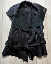 AllSaints Spitalfields Y2K Leather Moto Vest ...