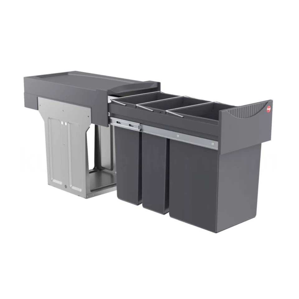 Hailo Abfallsammler 366619 Abfalleimer Küchen Einbau Mülleimer Abfalltrennsystem
