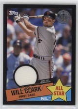 2020 Topps 1985 Baseball All-Stars Relics Black /199 Will Clark #85ASR-WCL 0b0
