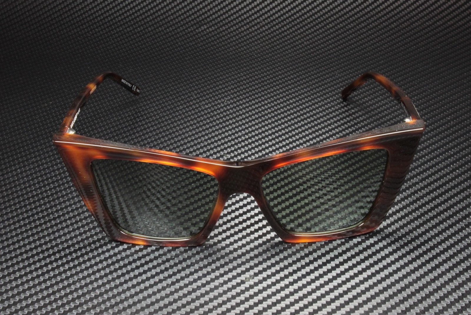 Occhiali da sole unisex SAINT LAURENT SL 372 002 occhio di gatto lucido avana medio 54 mm