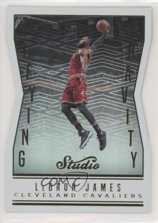 2016-17 Panini Studio Defying Gravity LeBron James #DG-LJ gp1