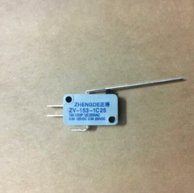 1PCS ZHENGDE ZV-153-1C25 3-pin 15A250VAC Long Handle Travel/Micro Touch Switch