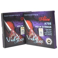 2 Sets of Alice A708 Professional Violin Strings 5-string Set E1a E1b A2 D3 G4