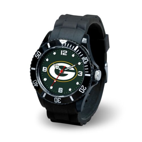 Green Bay Packers Men's Black watch - Packers Gifts for Men - NFL Spirit Watch - Picture 1 of 9