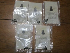 Lot 5 Fantasy Ancient Coins India Bell Sweetmeat Tanga Elephant Bheestee Hindu