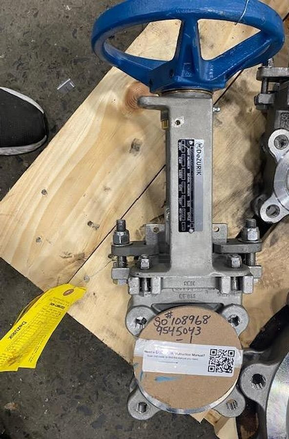 DEZURIK SIZE 3 " STYLE KGC-ES SS MANUAL SLIDE GATE VALVE NEW SPARE