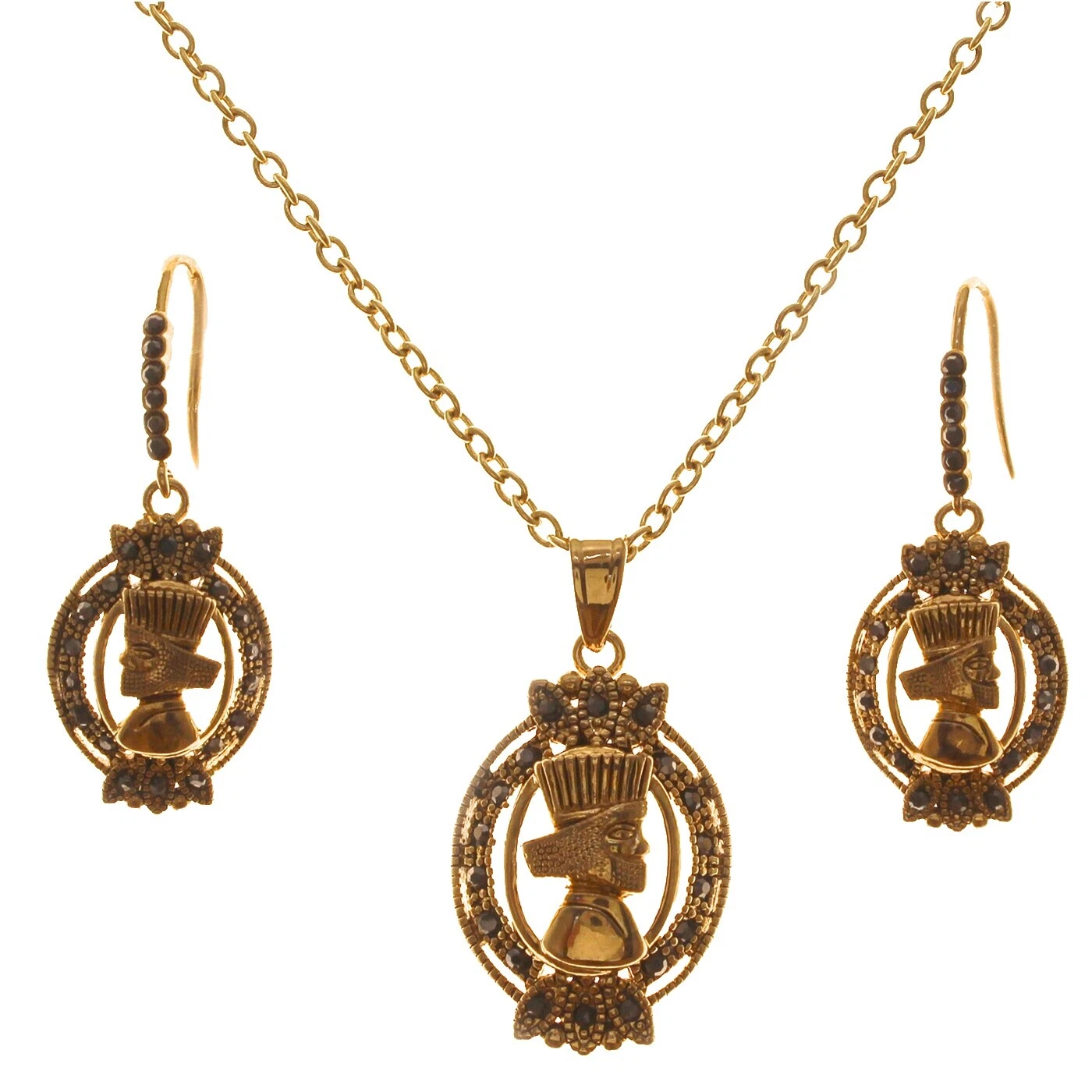 Hematite Brass Fashion Necklaces & Pendants
