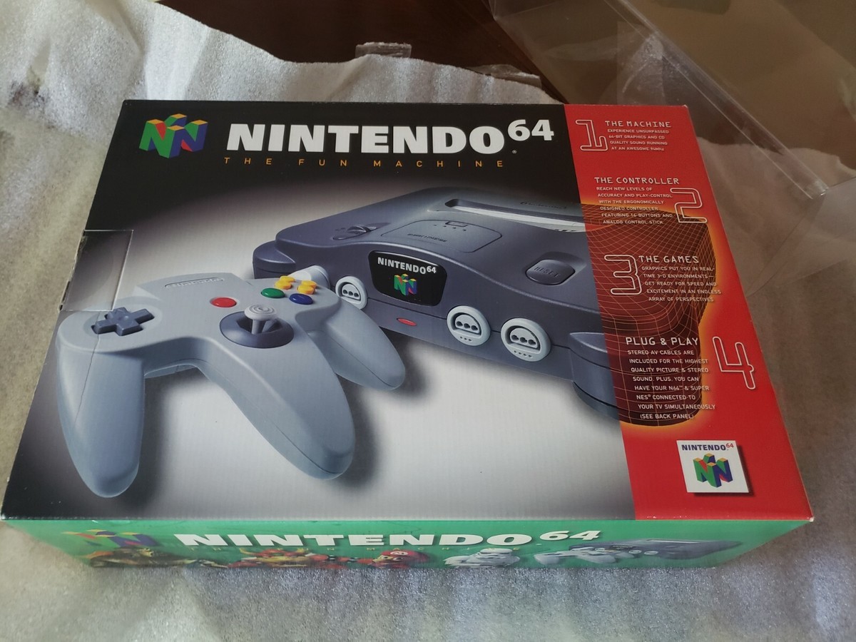 Nintendo 64 System 32MB Home Console - Charcoal Gray for Nintendo 64 System 32MB Home Console - Charcoal Gray for