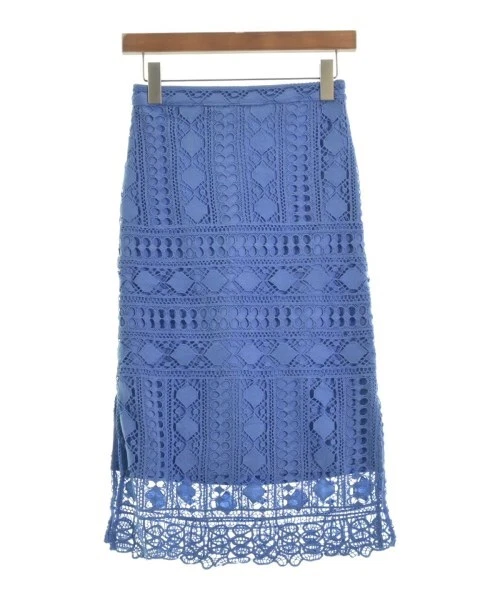 Lace top skirt blue
