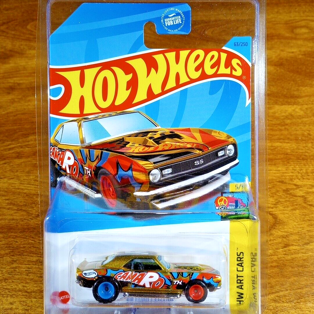 ミニカー HotWheels '68 COPO CAMARO Hot Wheels HW Muscle Mania 68 Copo Camaro 164 Diecast Car FYD06