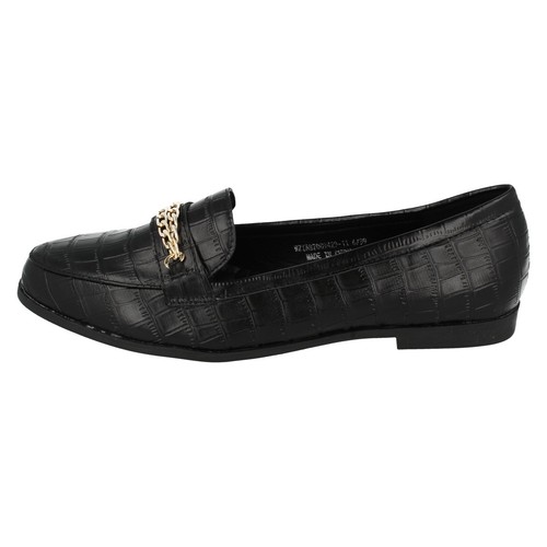 Zapatos planos de punto inteligente negros o crema para dama: F8R0537 - Imagen 3 de 18