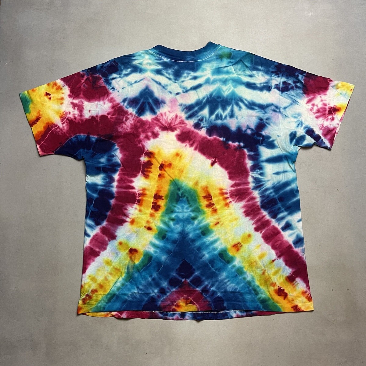 Vintage 90s Beatles Tie Dye Single Stitch Band Tee Shirt XL | eBay