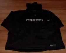 Milwaukee Bucks Hoodie Medium Hooded Sweatshirt Black Embroidered Logos NBA New