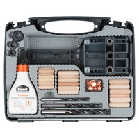 Wolfcraft 4645000 Universal-MeisterdüBler-Set - 78-Teilig