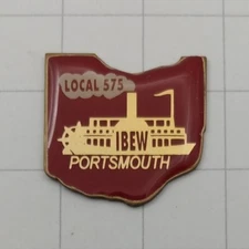 IBEW Lapel Pin Local 575 Portsmouth, OH.