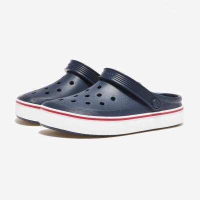 CROCS Dark Navy Blue. New In Plastic. NWT. Mens Size 11 Crocs Unisex Navy Blue Solid Slip On Strap Waterproof Size  main image 4