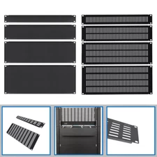 1U 2U 3U 4U Vented Unvented Rack Mount Panel Spacer 19" Network Server Cabinet