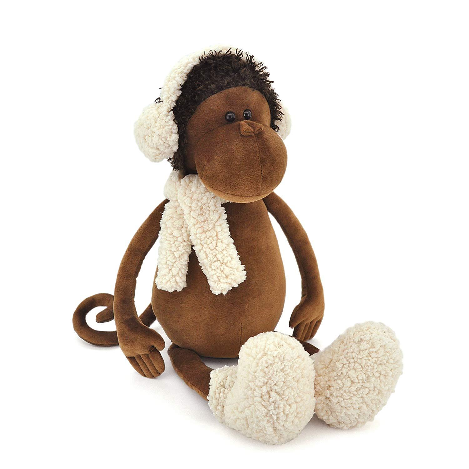 Peluche Singe Valérie pour décorer la chambre enfant et accompagner l'histoire du soir