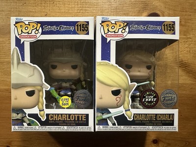 Funko Pop! Black Clover Charlotte GITD Chase & Common #1155 Chalice Exclusive