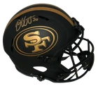 JEFF WILSON JR SIGNED SAN FRANCISCO 49ERS FULL SIZE ECLIPSE SPEED HELMET BECKETT