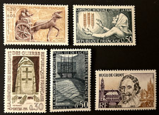 Timbres France divers année 1963, N°1378,1379,1380,1381,1386 neufs**