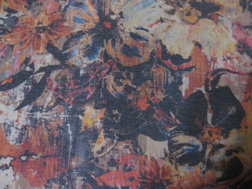 Cubism Los Angeles Rayon Blend Hoodie VTG Watercolor Abstract Floral Print Sz M - Picture 14 of 14