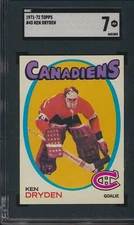 1971-72 Topps #45 Ken Dryden Montreal Canadiens (HOF RC) SGC 7 NM DEAD CENTERED!