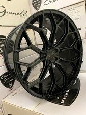 22 Inch Staggered Gianelle Monte Carlo Gloss Black Rim5x114.3 Mustang Gt Gs300