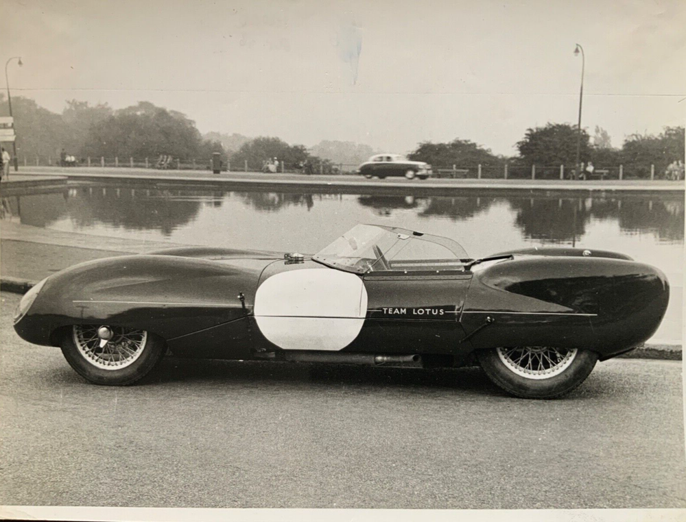Rare 1956 Lotus Eleven Le Mans original vintage racing photo  