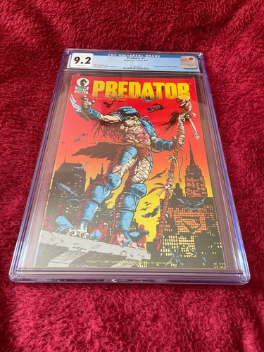 DARK HORSE PREDATOR 1 FIRST PRINT CGC 9.2 WHITE PAGES KEY ISSUE