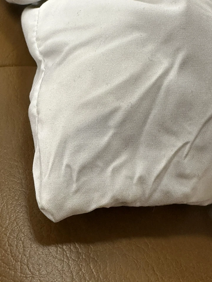 NEW  *HEAVY WEIGHT FEATHER THROW PILLOW * 20 x 20 - Image 2 of 3