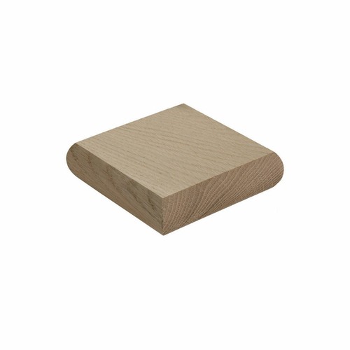 Stair Newel Post Cap Flat Newel Post Cap Solid Oak 70mm Full or Half eBay