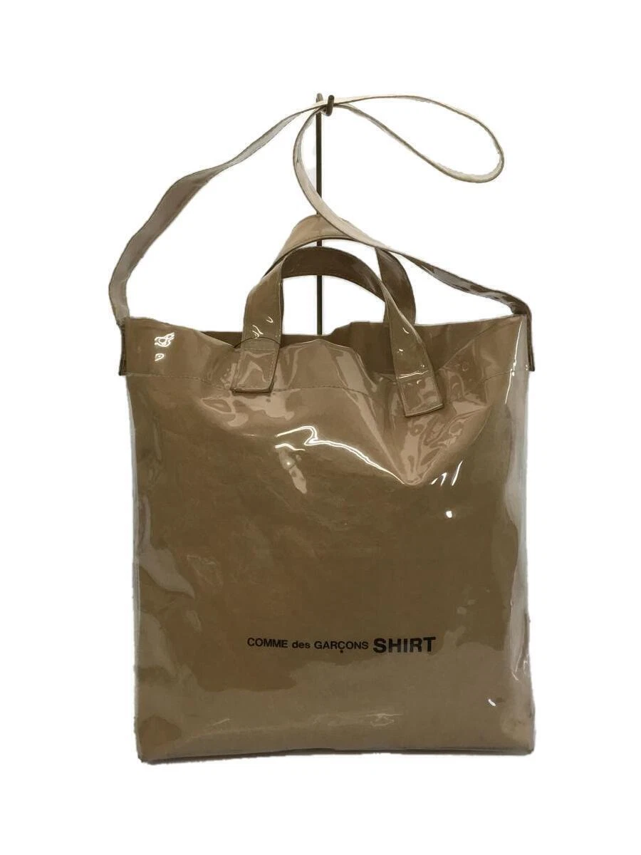 Comme Des Garcons Shirt Pvc Paper Shopper/Paper Shopper Tote  Bag/Pvc/Beg/S26611