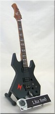 LITA FORD Miniature Guitar w/ Guitar Pick