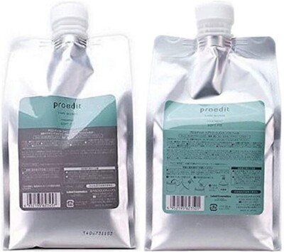 LebeL Proedit Soft Fit Shampoo & Treatment 1000ml Refill Set