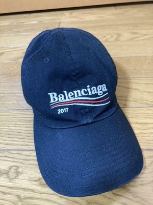 BALENCIAGA Logo Baseball Cap 2017 18AW 