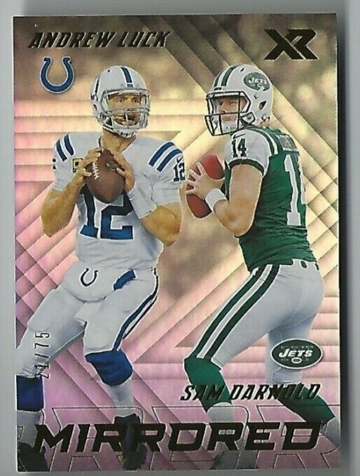 2018 Panini XR Sam Darnold Andrew Luck Mirrored /75