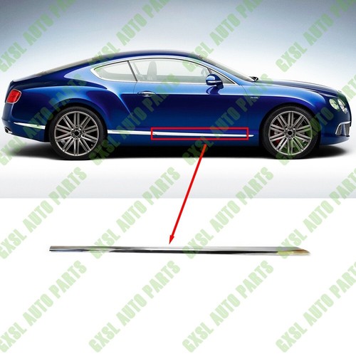 Bentley Continental GT Front Right Door strip P/N 3W8853516K Photo - $275