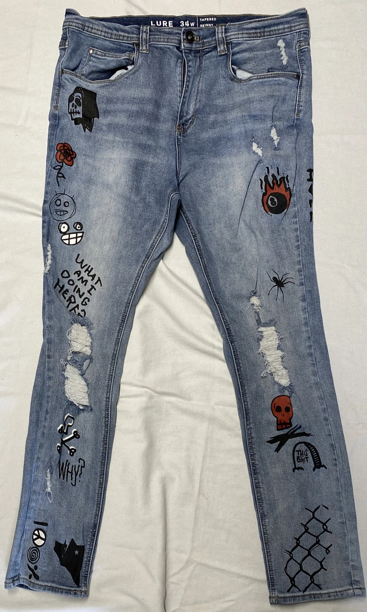 Ripped stonewash jeans 2025