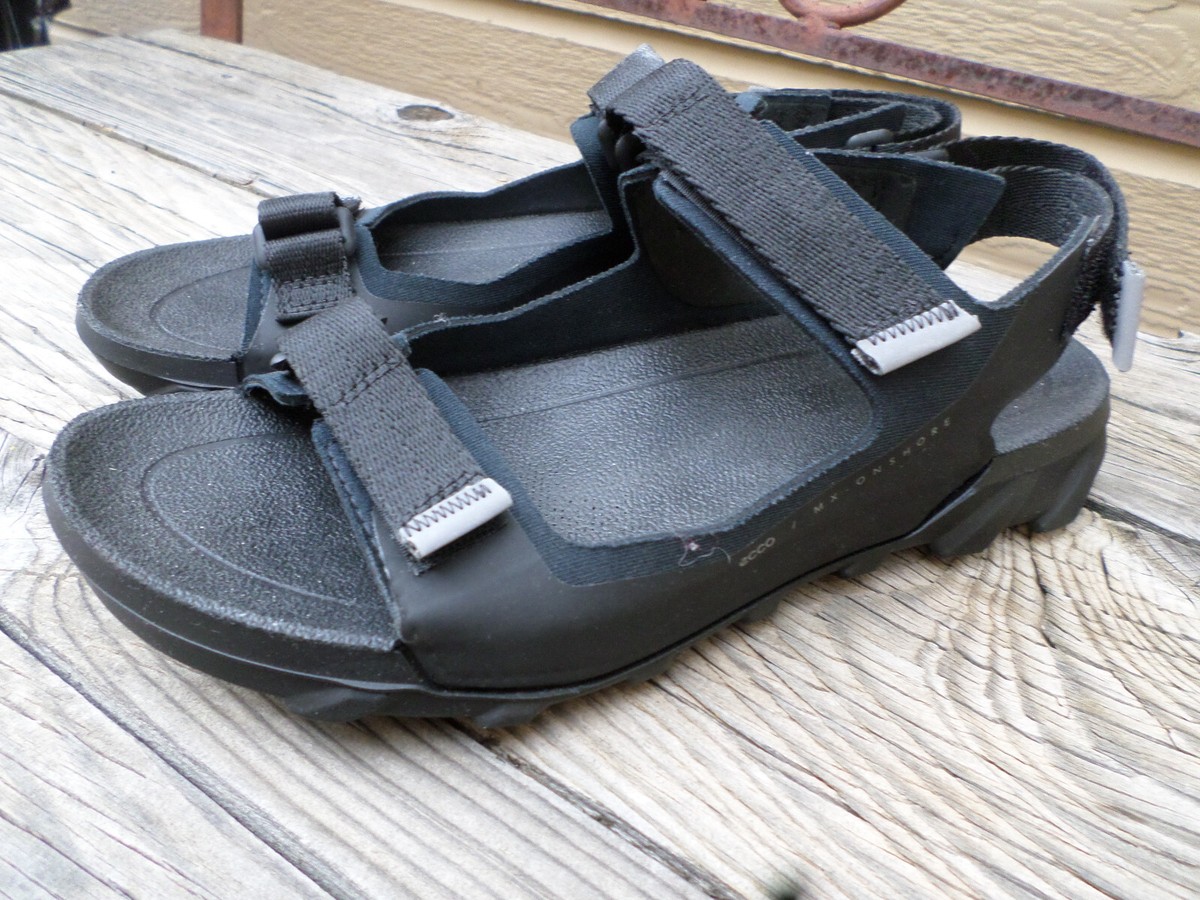 ecco MX Onshore W スポーツサンダル EU39 ECCO MX Onshore Black 3 Strap Sport Sandals Women's 10-10.5