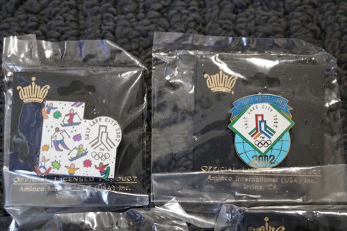 2002 Salt Lake City Winter Olympics Pins Lot of 10 Aminco Brand New - Picture 2 of 6