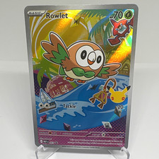 Pokémon TCG Rowlet 043 Mega Evolution Promo Holo Promo English Basic HP70 (2)