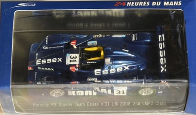 1/43 PORSCHE RS SPYDER LM 2008 2nd LMP2/no ixo trofeu minichamps - Photo 1/2